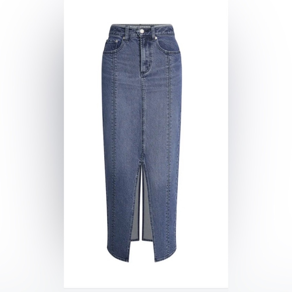 Daily Blue Lynn Denim Long Skirt NWT 27